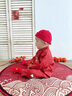 G.DUCKKIDS小黃鴨滿月嬰兒衣服秋季新生兒連體衣中國風唐裝寶寶百天周歲禮服 蛇年+香囊 66cm 66碼0-3月建議寶寶4-6公斤 曬單實拍圖