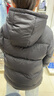雪中飛兒童羽絨服男女童裝新款秋冬季加厚保暖外套百搭面包服 黑色 150 曬單實拍圖