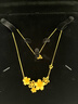 周大福 繁花似錦櫻花黃金項(xiàng)鏈工費(fèi)620)40cm約15.02g F217515 曬單實(shí)拍圖
