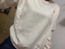 紅蜻蜓衛(wèi)衣女2025年秋季新款女裝百搭休閑寬松女士打底衫長(zhǎng)袖T恤上衣女 白色 L （建議105-120斤） 曬單實(shí)拍圖