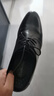 蜘蛛王皮鞋春秋季男士真皮男鞋舒適商務(wù)系帶正裝德比婚鞋 28015 黑色 41 曬單實(shí)拍圖