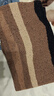 馬登工裝 復古雙面顆粒絨圍巾納瓦霍雅丹風(fēng)保暖毛絨圍脖男 咖色（171cm*27cm） 曬單實(shí)拍圖