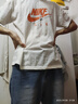 【品牌撤柜清倉】純棉短袖T恤男士新款時(shí)尚寬松圓領(lǐng)休閑運動(dòng)打 白色(001) XL 建議【120-135斤】 曬單實(shí)拍圖