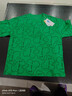 男生女生23019男大童短袖T恤夏季洋氣男孩寬松圓領(lǐng)時(shí)尚休閑NJTCJ23019A 綠色 150 cm 曬單實(shí)拍圖
