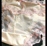 FitonTon4條裝內褲女性感純欲女士?jì)妊澙俳z高級緞面花邊比基尼少女內褲M(mǎn) 曬單實(shí)拍圖