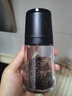 阿司倍鷺（ASVEL）廚房家用陶瓷芯胡椒花椒研磨器手動(dòng)芝麻磨碎器玻璃研磨器 胡椒研磨器黑色A2120-07 曬單實(shí)拍圖