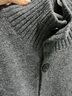 優(yōu)衣庫男女裝souffle?yarn舒芙蕾針織開(kāi)衫/毛衣毛衫25新款480023 08 深灰色 L 曬單實(shí)拍圖