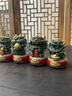 錦山堂貔貅招財桌面裝飾擺件福祿壽喜財五路財神送長(cháng)輩生日禮物伴手禮品 福祿壽喜財+鑼鼓底座（萬(wàn)里江山禮盒裝） 曬單實(shí)拍圖