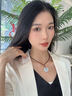 七彩云南翡翠平安扣吊墜玉墜玉佩男女款玉石掛件項鏈節日禮物 平安扣380系列 曬單實(shí)拍圖