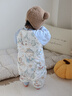 威爾貝魯（WELLBER）恒溫睡袋嬰幼兒1-3歲竹棉睡衣秋冬兒童寶寶防踢被子厚夾棉 夢(mèng)境M 曬單實(shí)拍圖