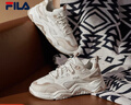 FILA 斐樂(lè )山丘鞋COLLINA女鞋復古運動(dòng)鞋春新款戶(hù)外休閑老爹鞋 棉花糖/樸色-MA 37.5 曬單實(shí)拍圖