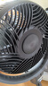 美的（Midea）空氣循環(huán)扇電風(fēng)扇家用搖頭臺式桌面兩用小電扇臥室低噪臺扇循環(huán)扇【25年全新升級】 【Turbo噴射暴風(fēng)空氣循環(huán)】24KL 曬單實(shí)拍圖