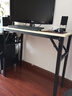 墨例折疊桌電腦桌椅長(cháng)條桌子折疊書(shū)桌彈簧桌學(xué)習臺式桌面試辦公培訓桌 曬單實(shí)拍圖