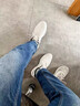 赫尼保羅品牌板鞋男秋季新款純牛皮休閑鞋男士商務(wù)小皮鞋軟底時(shí)尚潮流男鞋 白色 41 (255mm) 皮鞋碼 曬單實(shí)拍圖