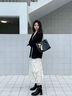 CinvaiKrose包包女包2025年新款托特包女士單肩包大容量通勤包生日禮物送女友 子夜炫黑【送女友老婆女生禮物走心】 曬單實(shí)拍圖