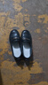 強人軟面軟底豆豆鞋透氣便捷女樂(lè )福鞋休閑鞋 JDA237072 黑色 38 曬單實(shí)拍圖