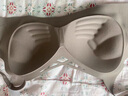 莫代爾內衣女小胸聚攏顯大提拉收副乳防下垂無(wú)痕夏季薄款無(wú)鋼圈文胸罩 咖啡色 L 建議105-120斤【36/80ABC】 曬單實(shí)拍圖