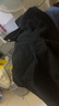 森馬（Semir）休閑褲女做舊寬松闊腿褲通勤秋磨毛打褶長(zhǎng)褲腰帶101524127005B 曬單實(shí)拍圖