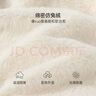 babylove嬰幼兒連體衣秋冬毛絨連帽哈衣寶寶外出服新生兒居家爬服保暖衣服 展鹿頭角-棕 73cm 曬單實(shí)拍圖