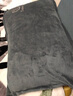 南極人（Nanjiren） 枕頭套裝睡眠深度枕芯牛奶絨枕頭套酒店整頭纖維枕一對宿舍男單 英倫灰【牛奶絨加絨枕套】-BLMR 單只裝【枕頭+枕套】 曬單實(shí)拍圖
