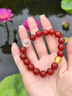 靈機生活館麥玲玲設計款2026馬年紅瑪瑙生肖手鏈本命年太歲手串生日禮物 【屬鼠佩戴】2026年本命年三合手鏈 曬單實(shí)拍圖
