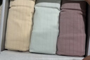 蕉內(nèi)（Bananain）銀皮311S女士?jī)?nèi)褲純棉7A抗菌條紋透氣中高腰少女無(wú)痕三角禮盒3件 【中腰】霧藍(lán)+清夕+麥粉 3條 M 曬單實(shí)拍圖