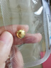 領(lǐng)豐金黃金豆豆AU9999足金實(shí)心真金豆子收藏節日禮物送女友送朋友小金豆 金米粒1g帶國檢證簽 曬單實(shí)拍圖