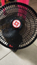 鋰電池充電風(fēng)扇家用宿舍大風(fēng)力小型風(fēng)扇戶(hù)外降溫神器復古搖頭續航 可搖頭8寸10節電池兩電一充續航22小時(shí) 曬單實(shí)拍圖