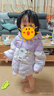 巴拉巴拉嬰兒羽絨服男女童冬季外套撞色萌趣200424107205 曬單實(shí)拍圖