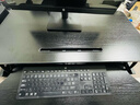 甄嚴選升降電腦桌升降臺立式辦公書(shū)桌工作臺顯示器升降支架臺式工作桌子 【無(wú)極升降】曜石黑80CM+鍵盤(pán)位 曬單實(shí)拍圖