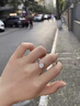 奢珠經(jīng)典六爪鉆石戒指培育鉆戒女鉑金PT950時(shí)尚求婚鉆戒【可定制】 PT950鉑金1克拉 D/VVS/3EX/N【IGI+GIC雙證書(shū)】 曬單實(shí)拍圖