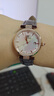 天王（TIAN WANG）手表女士石英表輕奢小眾高級感皮帶防水腕表生日禮物送自己31368 玫瑰金 曬單實(shí)拍圖