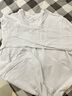 京東京造【10A抗菌T】長(cháng)袖t恤男衛衣打底衫衣服白小T男裝 白色 M 曬單實(shí)拍圖