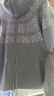 森馬（Semir）針織開衫女冬費爾島提花寬松插肩袖翻領(lǐng)2025休閑毛衫109725106002 曬單實拍圖