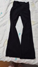 艾舞戈兒童舞蹈喇叭褲女童芭蕾跳舞練功褲子拉丁舞打底褲 黑色  140  曬單實(shí)拍圖