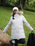 KOLON SPORT/可隆戶(hù)外羽絨服 女士防水防風(fēng)透濕中量連帽羽絨服 LKDJ5WTT42-LA 薰衣草紫 S 160/84A 曬單實(shí)拍圖