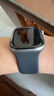 Apple/蘋(píng)果 Watch S11 智能手表GPS款46毫米深空灰色鋁金屬表殼黑色運動(dòng)型表帶M/L MEVP4CH/B 曬單實(shí)拍圖