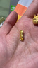 金至尊（3DG Jewellery）黃金吊墜花生足金掛墜不含項鏈送女友寶寶生日禮物計價(jià) 金重1.0克(配珠寶禮盒) 曬單實(shí)拍圖