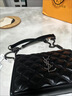 香港正品2025新款包包女真皮潮小香風(fēng)菱格鏈條包百搭單肩斜挎女包 黑色【專(zhuān)柜禮盒】 曬單實(shí)拍圖