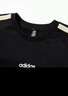 阿迪達斯 （adidas）衛(wèi)衣黑色運動三條紋男女同款圓領套頭上衣KA2562 黑色 L 曬單實拍圖