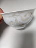 景德鎮(zhèn)（jdz）陶瓷高白瓷碗具套裝家用飯碗4.5英寸瓷碗套裝6碗中式貼花清香和韻 曬單實(shí)拍圖