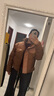 森馬（Semir）羽絨服女冬90絨子防潑水拼接牛仔oversize立領面包服103724113001 曬單實拍圖