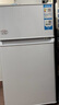 海爾（Haier）88升小冰箱冰箱雙開(kāi)門(mén)小戶(hù)型迷你家用租房宿舍辦公室節能省電BCD-88GHTMZ0WV家電國家補貼15% 曬單實(shí)拍圖
