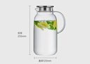 炊大皇 冷水壺大容量夏日解暑冷水壺 耐熱防爆玻璃杯水果茶壺2.5L 曬單實(shí)拍圖