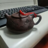 徐保國 【銷(xiāo)量10萬(wàn)+】宜興紫砂壺手工茶壺節日禮物泡茶壺 紫泥仿古壺 徐保國 球孔 天道酬勤石瓢 曬單實(shí)拍圖