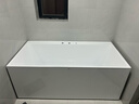 浪鯨（SSWW）衛浴浴缸家用小戶(hù)型 亞克力浴缸 家用衛生間按摩浴缸 【SKAP034配件缸】1.5m 曬單實(shí)拍圖