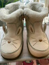 五粒豆 FIVE PEAS五粒豆寶寶短靴加絨女童棉鞋冬款皮鞋兒童學(xué)步小童雪地靴女寶靴子 象牙白加絨 26 內長(cháng)16.6 腳長(cháng)約15.1-15.5 曬單實(shí)拍圖