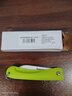 拜格（BAYCO）水果刀3寸折疊削皮刀便攜陶瓷刮皮刀刨皮刀削皮器綠色BD8002 曬單實(shí)拍圖