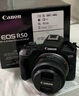 佳能（Canon）EOS R50 小型便攜 搭載多種智能化自動(dòng)拍攝功能 RF-S18-45鏡頭 微單數碼套機 黑色 曬單實(shí)拍圖