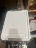 禧天龍桌面收納盒多功能透明收納盒帶蓋玩具零食儲物盒 透明7升3個(gè)裝 曬單實(shí)拍圖